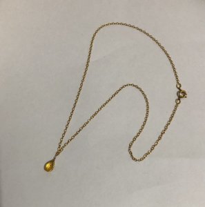 画像3: AAAシトリン K14gfネックレス (3)