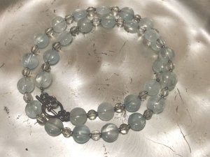 画像5: アクアマリンと水晶のネックレス　Silver925 (5)